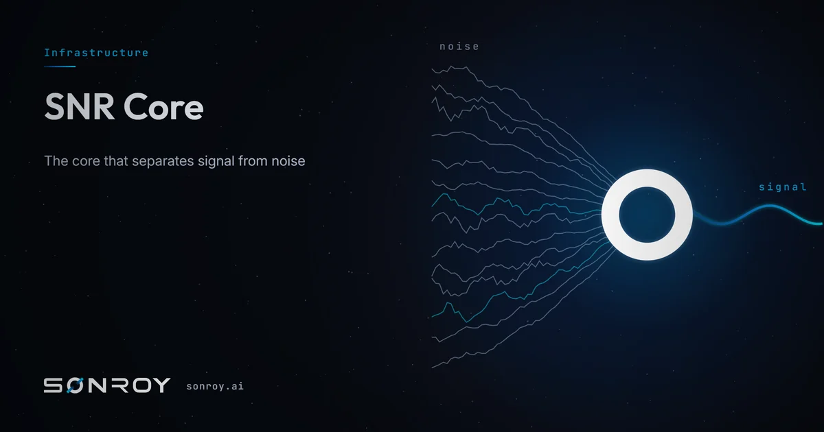 SNR Core: the core that separates signal from noise
